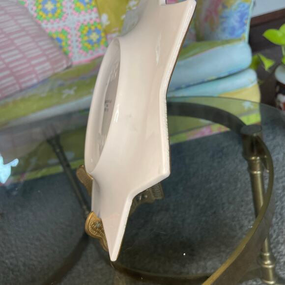 Vietri (Italy)Green Gold Star Accent Dessert Plate - Picture 13 of 16